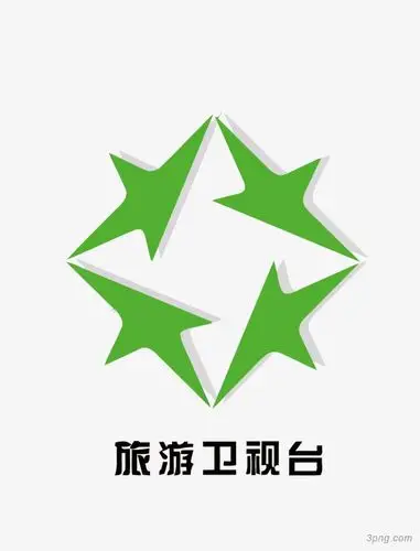 旅游卫视矢量logopng素材透明免抠图片-卡通手绘