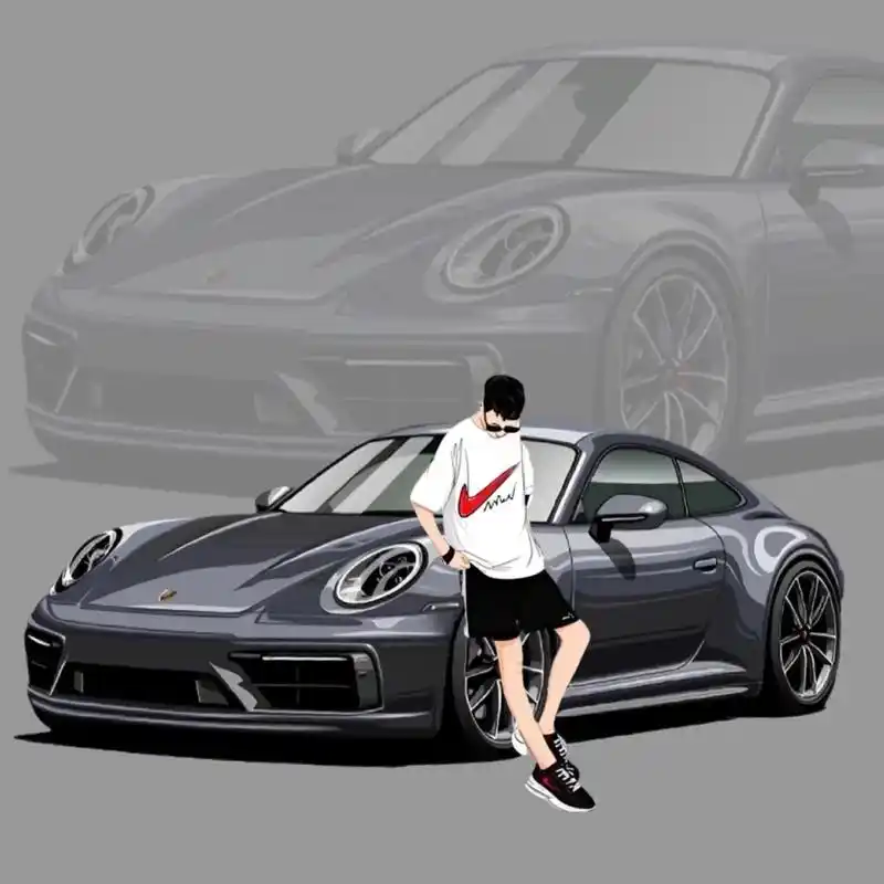保时捷911汽车头像.#保时捷911汽车头像#搜索尊享图库# - 抖音
