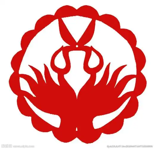 剪纸标志图片