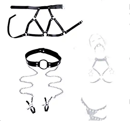 性爱秋千,反背束缚,情趣8件套,束缚上衣口塞