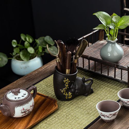 紫砂茶具茶夹工具泡茶件套配件功夫茶茶道功夫功夫茶具