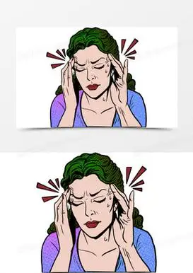 头疼图片卡通可爱搞笑_头疼图片难受表情包可爱_熊猫办公