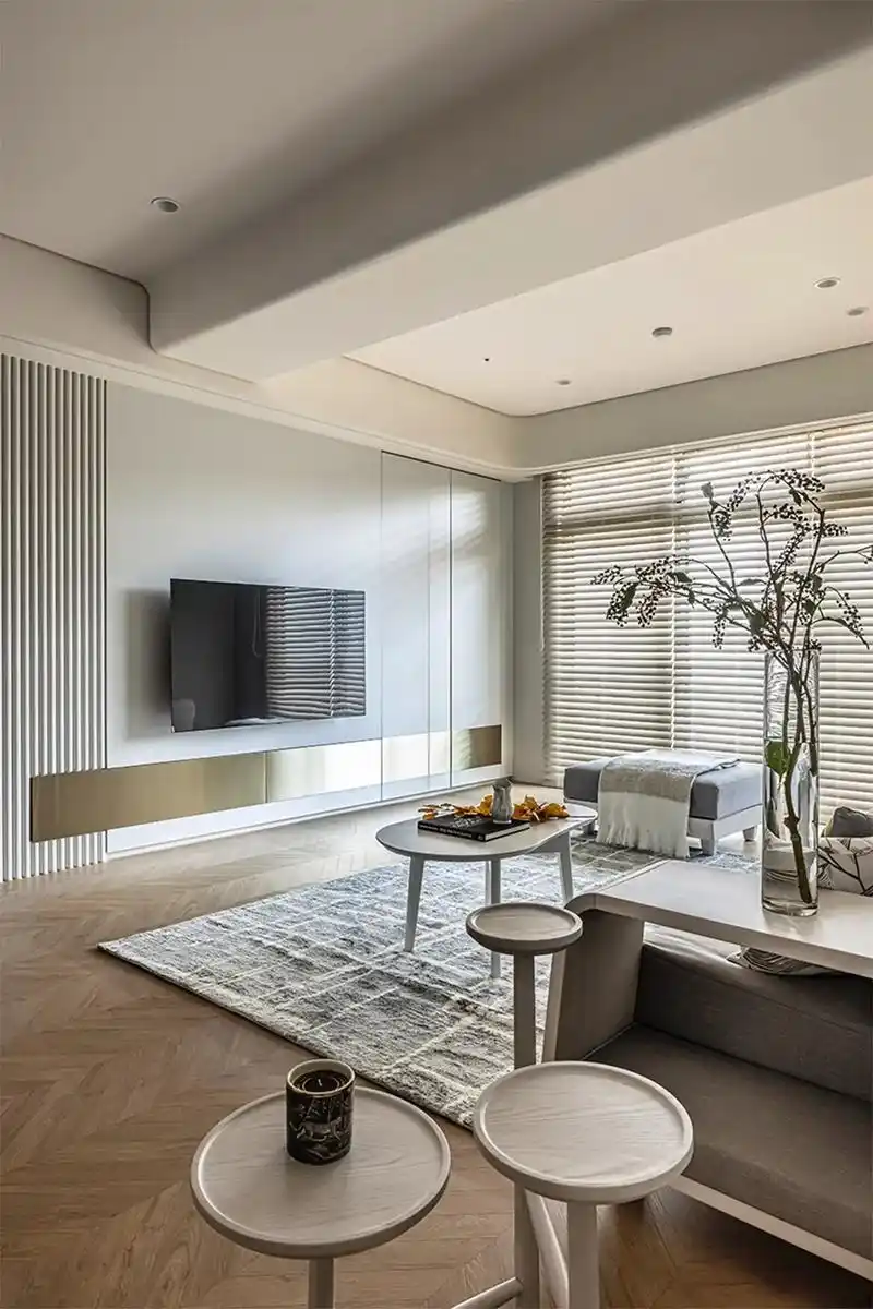 北欧极简.清新三居,温暖治愈又不失精巧与雅致. 水磨石的花纹 - 抖音