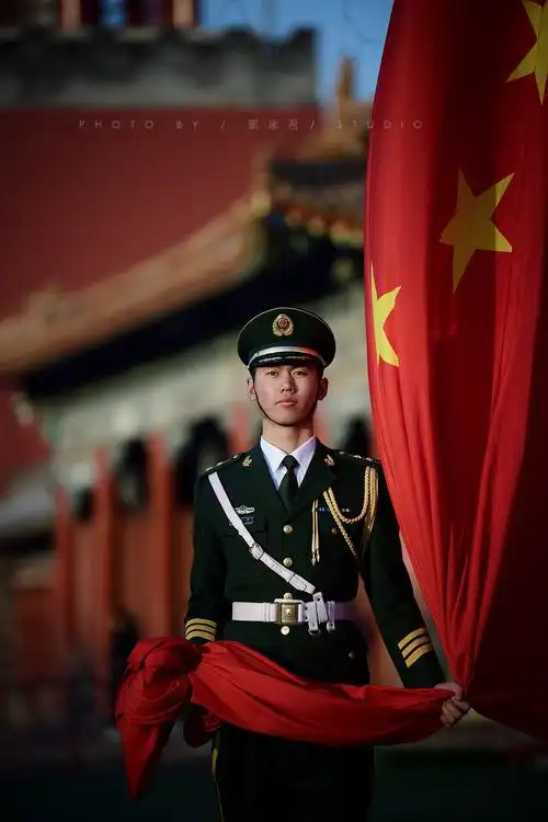 中华人民共和国国旗护卫队—— 郭泳君摄影作品