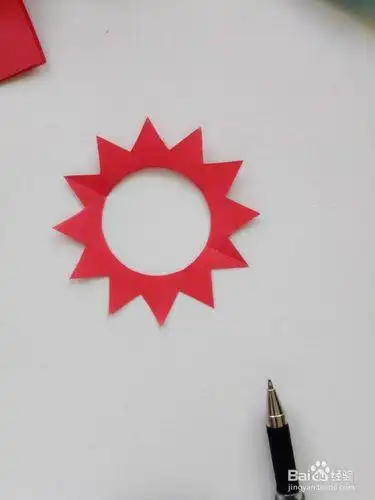 太阳剪纸教程