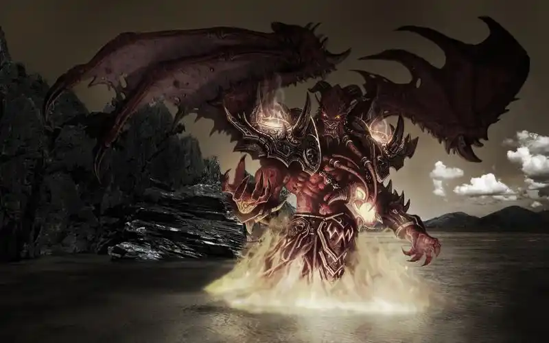 恶魔翅膀自然动物牛角demonwingshorns壁纸图片