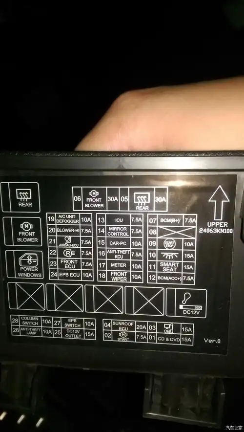 行车记录仪,走线和保险丝盒取电位置.