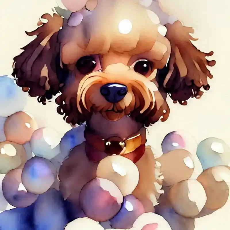 可爱的小泰迪.@代毛毛 你要的头像,我用人工智能画了几张~不 - 抖音