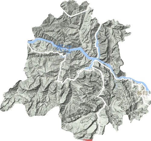 秭归县高清卫星地图