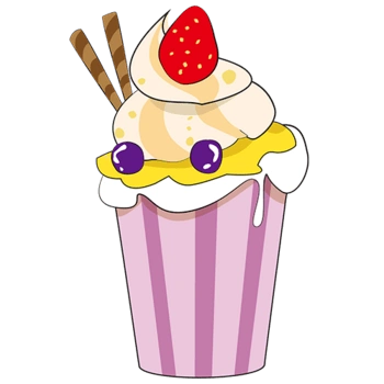 卡通杯装冰淇淋