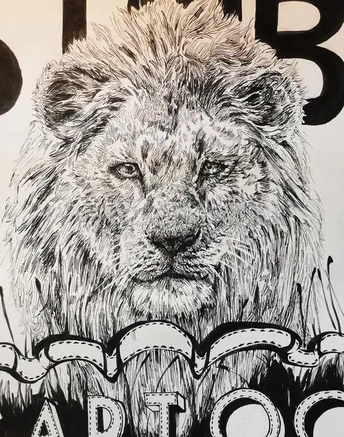 狮子手绘|插画|新锐潮流插画|唐二冬 - 原创作品 - 站酷 (zcool)
