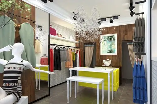 时尚女装店面装修图效果图