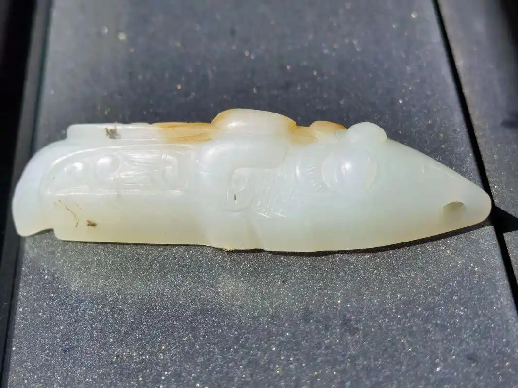 凤鸟,造型奇特,游丝毛雕#和田玉 #玉雕 #玉雕作品 #古 - 抖音