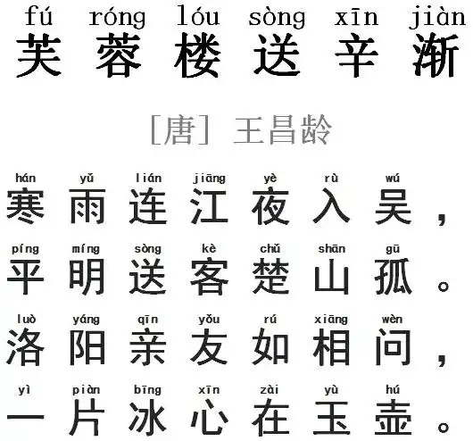 森林带你学古诗——《芙蓉楼送辛渐》