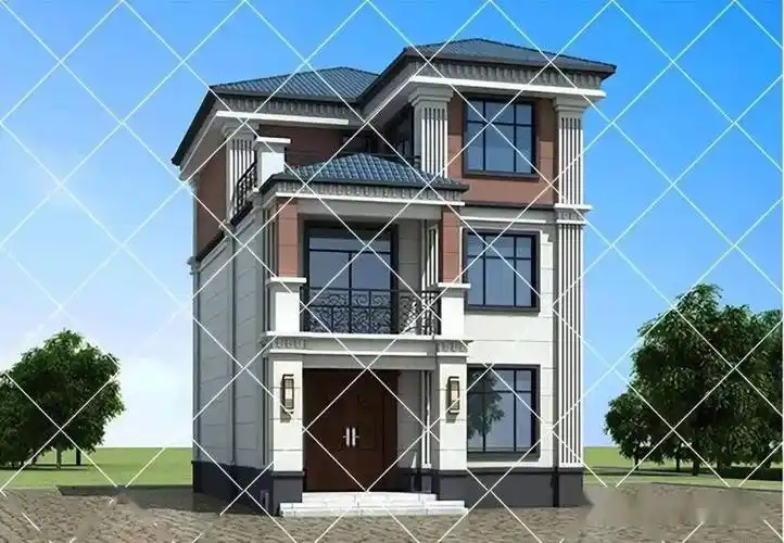 20款新中式三层农村别墅自建房推荐_生活_城市_设计