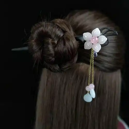 精选好礼中式古风发簪女汉服配饰古装丸子头盘发发饰宫廷步摇旗袍发簪