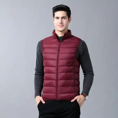 jow乔沃秋冬保暖短款男士轻薄休闲羽绒服背心视频