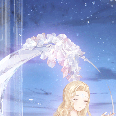 长夜漫漫,仿佛在歌颂她温柔动人的模样.#奇迹暖暖# #奇迹暖暖文案