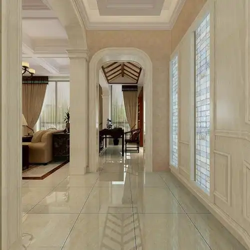 浦东阳光欧洲城280平美式风格独栋别墅走廊装修效果图