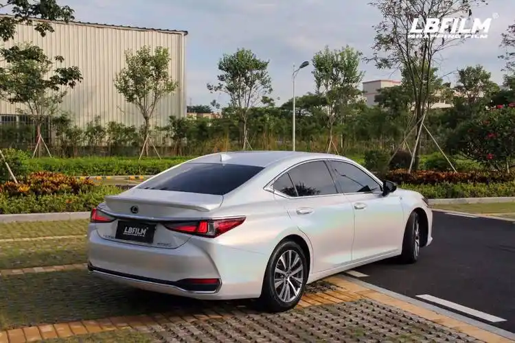 雷克萨斯es260-lb改色膜镭射白,拒绝平庸!_搜狐汽车_搜狐网