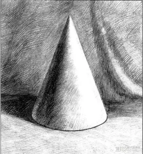 儿童素描画入门石膏几何形体写生方法