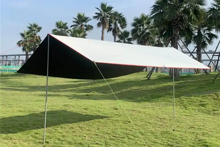 户外黑胶超大天幕防爆雨防风钓鱼遮阳棚露营加厚多人野营帐篷