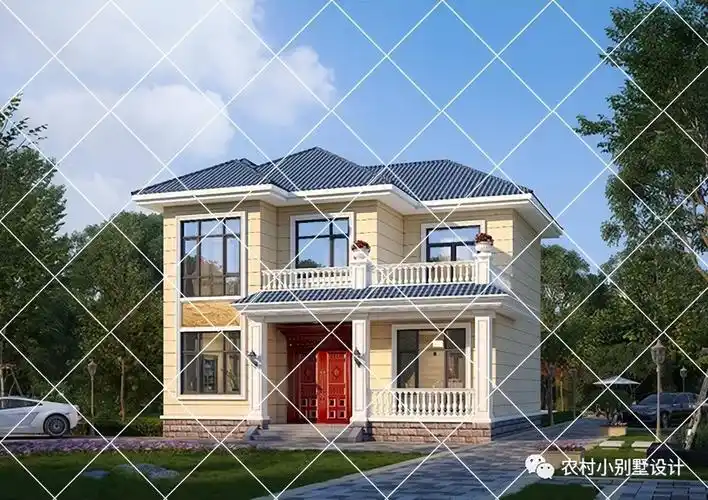 农村15～20万二层别墅自建房,30套二层别墅设计,轻松建房无压力