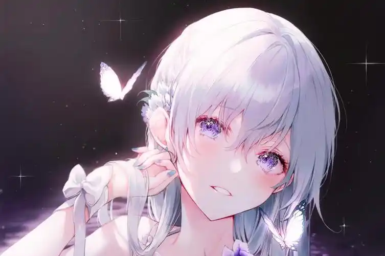 【纯音乐】【钢琴曲】【二次元,少女,白发银发,紫瞳】【学习,冥想】