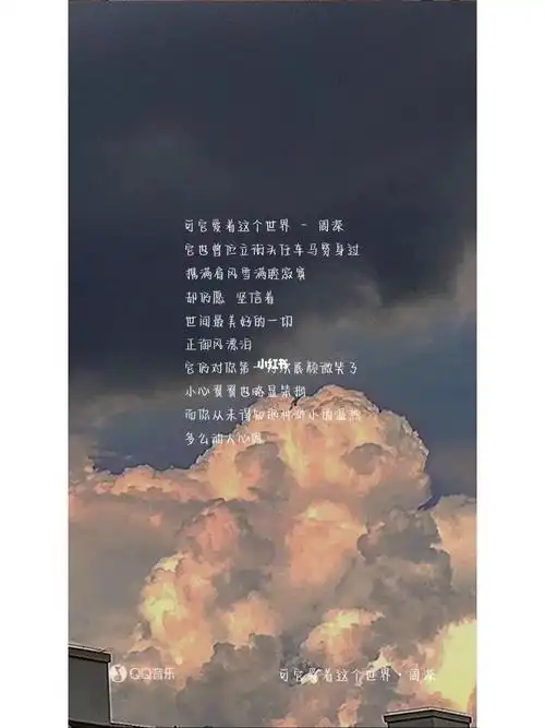 《可它爱着这个世界》卫兰《一格格》戳爷《fools》#歌词  #歌词分享