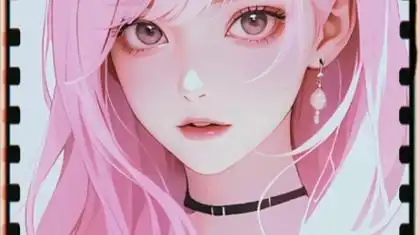 动漫少女 #二次元少女 #超酷 #粉色头发