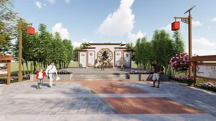 乡村广场|空间|景观设计|家里有只吞金兽 - 原创作品 - 站酷 (zcool)