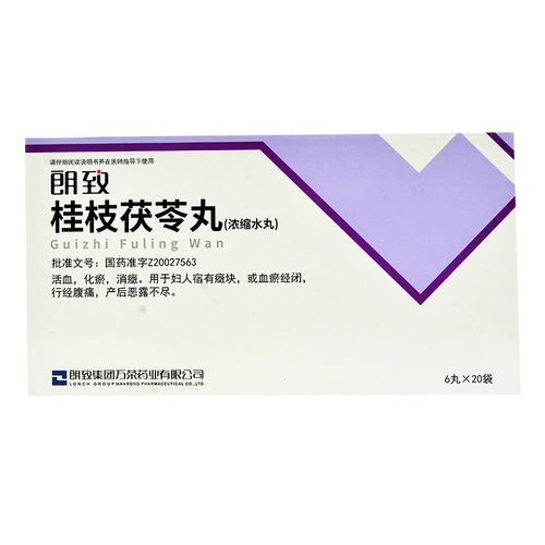 朗致桂枝茯苓丸浓缩水丸6丸20袋