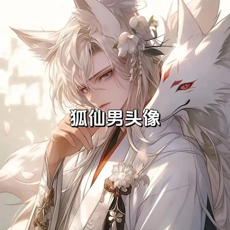 古风型狐仙大人高冷帅气#男头像 #古风头像 #动 - 抖音