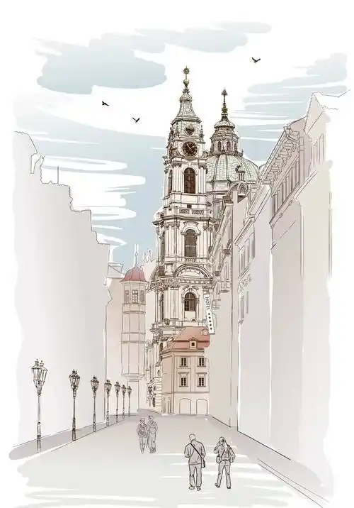 建筑水彩画入门简单 水彩建筑风景画入门