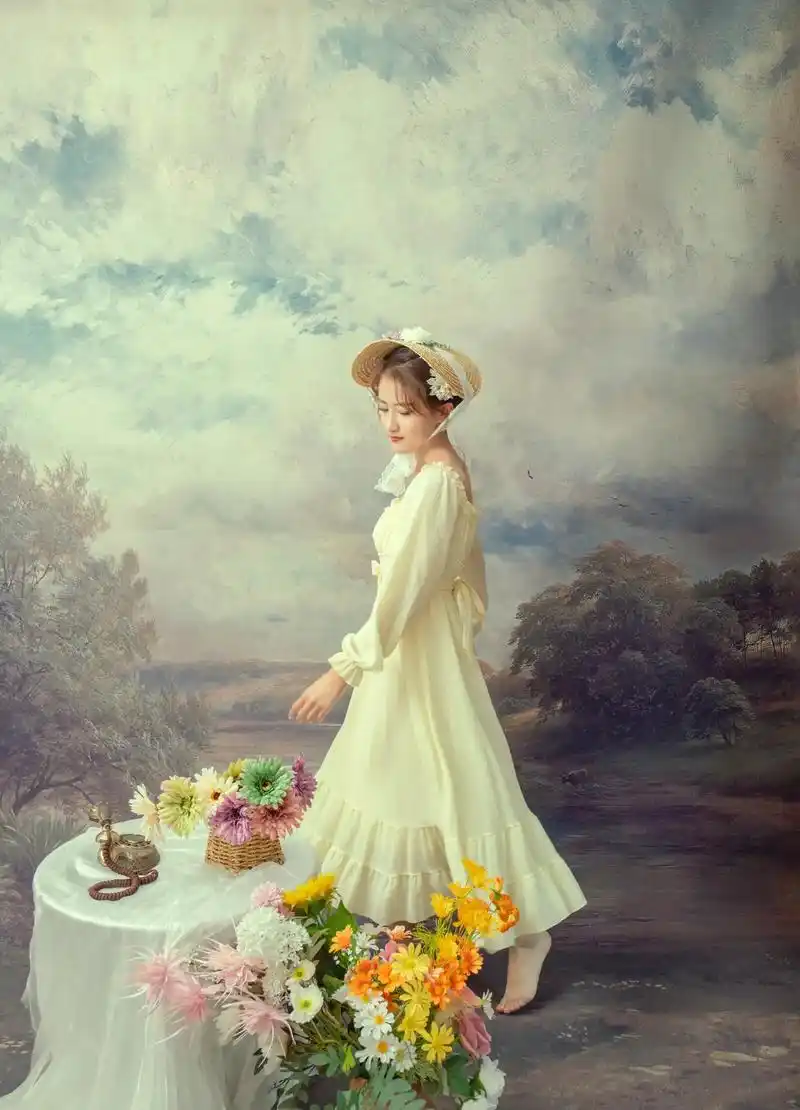 油画少女的细腻#法式浪漫 #客片分享 #少女感 #法式复古 - 抖音