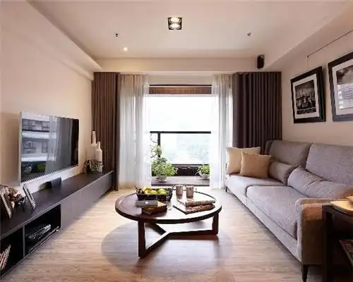 90平米现代简约风装修效果图欣赏