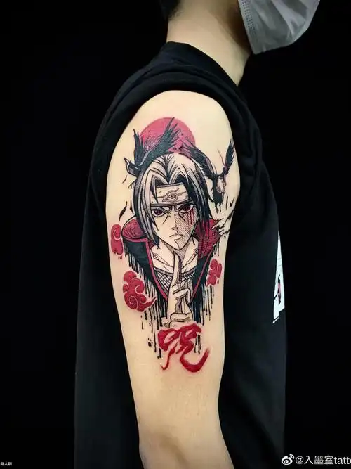 火影忍者_纹身图案手稿图片_陈传杰的纹身作品集