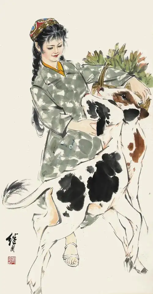 刘继卣人物作品欣赏(一)