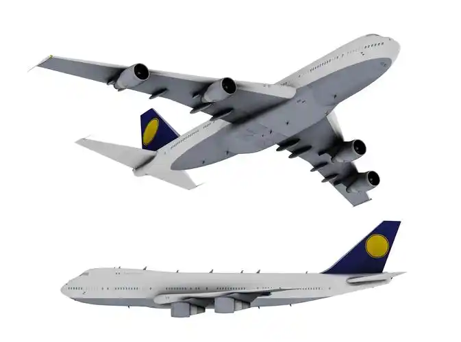 现代波音747客机-3d模型-模匠网,3d模型下载,免费模型下载,国外模型