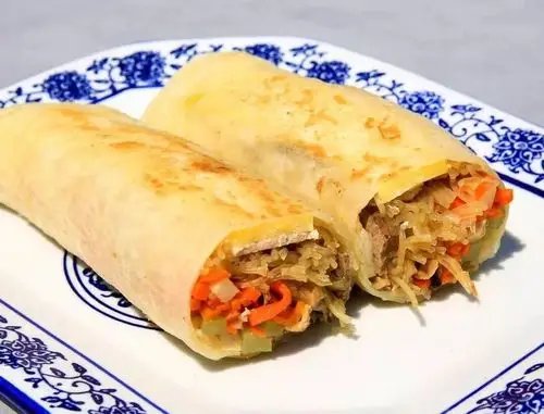 烤出来的卷饼筒真的好好吃