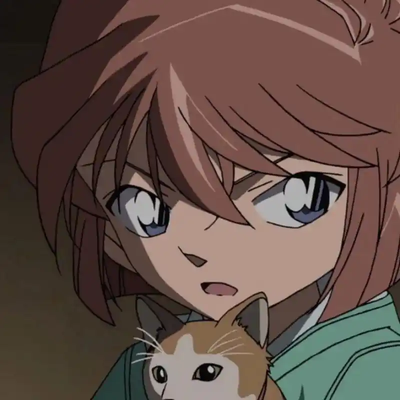 名侦探柯南里的灰原哀头像 你爱了吗?