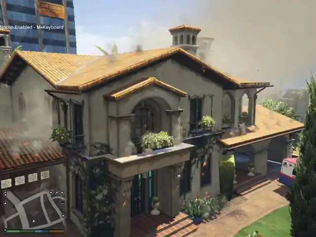 的玩家们应该知道,chase晒出的这张别墅图,是《gta5》中主角麦克的