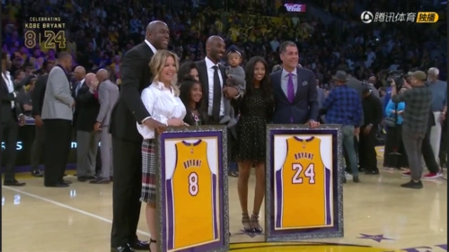科比球衣退役仪式组图