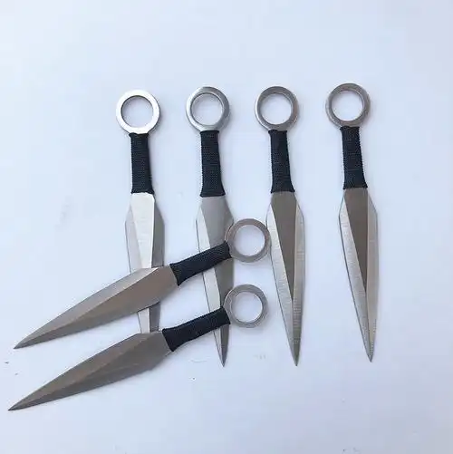 飞刀子飞镖暗器直飞飞镖刀旋飞刀具绑腿重头练习飞刀红绳版白敢死队3