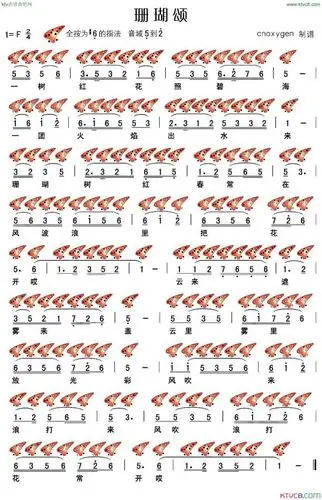 有谁有好听的音乐的陶笛谱吗?