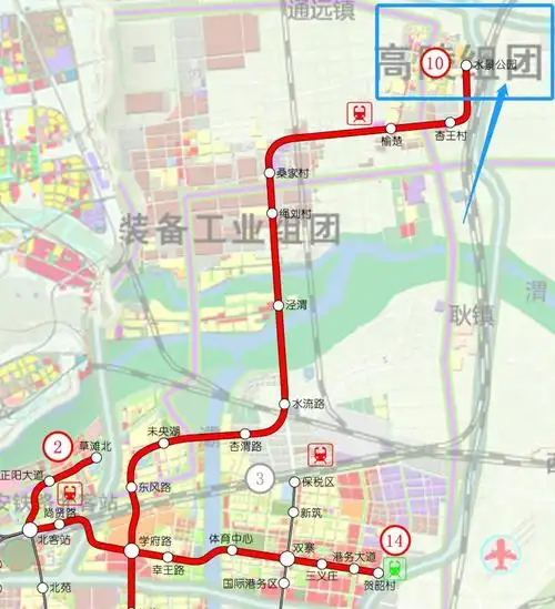 西安地铁10号线终点在哪