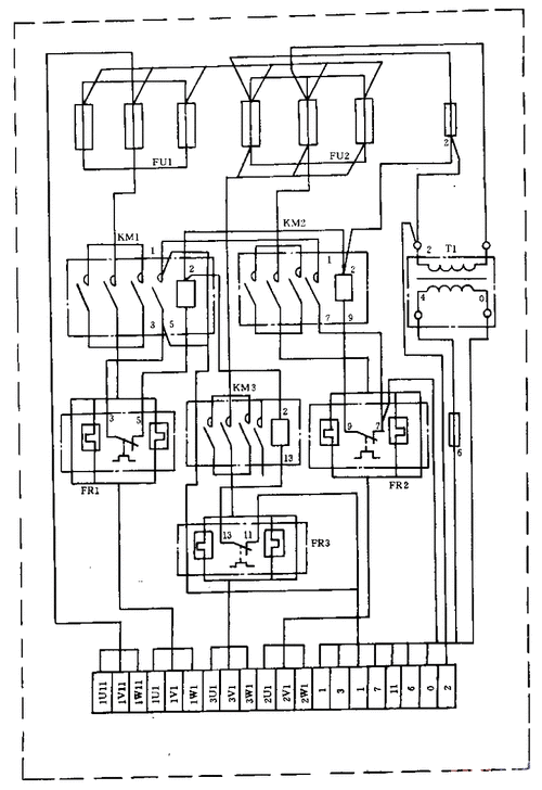 g607型圆锯床 strong>电气 /strong> strong>接线图 /strong>(1).gif