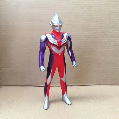 新款强力型迪迦 大号迪迦奥特曼玩具软胶人偶光之超人形态黑暗闪耀