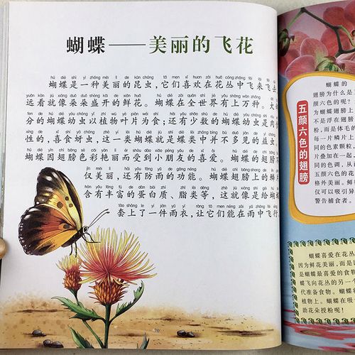 昆虫世界儿童百科全书注音版1-3年级课外阅读书籍少儿昆虫科普书