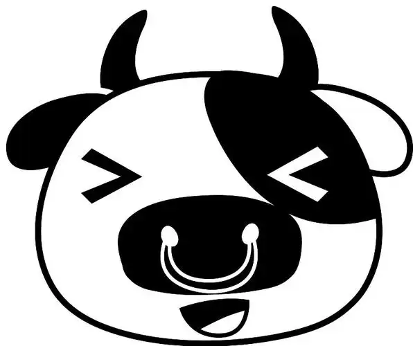 剪影欢快的牛头野生动物图片